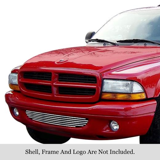 Polished Billet Bumper Grille Kit 97-04 Dakota, 98-03 Durango Polished Billet Bumper Grille Kit 97-04 Dakota, 98-03 Durango